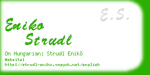 eniko strudl business card